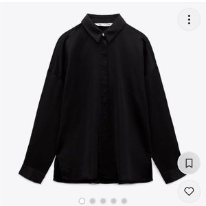 Zara button down top